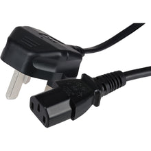Load image into Gallery viewer, Power Lead IEC C13 Female Plug to UK 3 Pin Mains Plug - 3m, 13 Amp Fuse