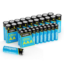 Load image into Gallery viewer, 20x AA LR6 / 20x AAA LR03 7 Years Shelf Life 1.5V High Performance Alkaline Batteries