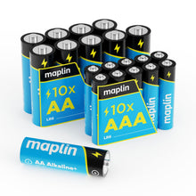 Load image into Gallery viewer, 10x AA LR6 / 10x AAA LR03 7 Years Shelf Life 1.5V High Performance Alkaline Batteries
