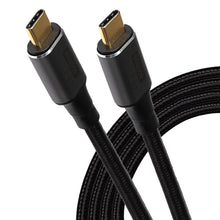 Load image into Gallery viewer, USB-C to USB-C v4.0 40Gbps 8K@60Hz Super Speed Braided Cable - Black, 1.2m